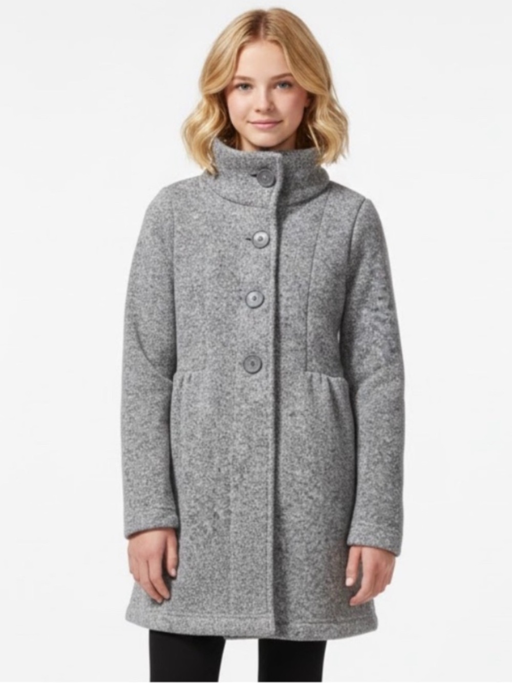 Patagonia Better Sweater Gray Coat Peacoat girls size XXL